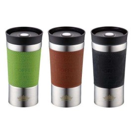 Термос-термокружка 0,4 л. Peterhof  PH-12435 brown