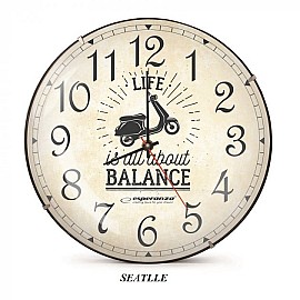 Часы настенные Esperanza EHC018S Seattle