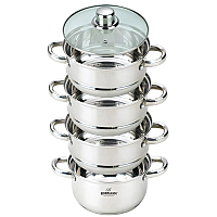 Пароварка - Мантоварка з нержавіючої сталі 6,5 л. 26 см. Bohmann BH 3218