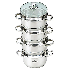 Пароварка - Мантоварка з нержавіючої сталі 6,5 л. 26 см. Bohmann BH 3218