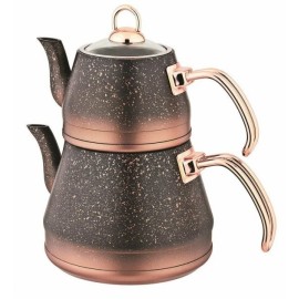 Чайник турецький подвійний OMS 8200-XL-Bronze