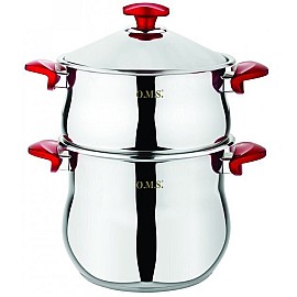 Мантоварка-пароварка 6 пред. (28 см х10 см. 5,8 л.) OMS 6090C-28-5,8л