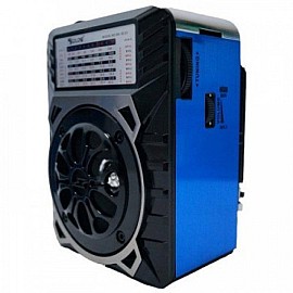 Радіоприймач з Bluetooth, USB, SD, акумулятор, фонарик 16см*12.5см*8.5см GOLON RX-9133