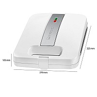 Сендвічніця CLATRONIC ST 3629 White