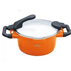 Каструля 3,8 л. Barton Steel BS 4024 orange