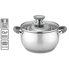Каструля 1,8 л. Bohmann BH 2315-16 grey ( 16 х 9,5 см )