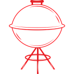 Угольный гриль и барбекю