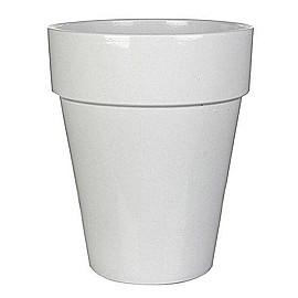 Горшок для цветов глина Mica Decorations (Голландия) белый