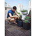 Горшок для цветов Keter (Израиль) Cylinder Planter Medium коричневый Горшок для цветов Keter (Израиль) Cylinder Planter Medium коричневый