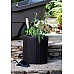 Горшок для цветов Keter (Израиль) Cylinder Planter Small серый