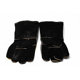 Термостойкие длинные кожаные перчатки ТМ Grilli 2 шт