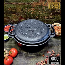 Каструля чавунна 5 л. Maysternya Т403СР з кришкою сковородою