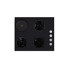 Поверхность комби 3+1 на стекле Minola MKG 63165 BL