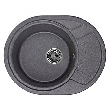 Мойка кухонная гранитная Minola MOG 1145-58 Графит