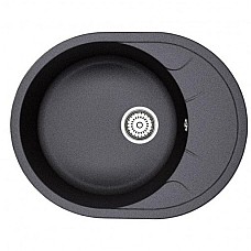 Мойка кухонная гранитная Minola MOG 1155-63 Графит