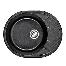 Мойка кухонная гранитная Minola MOG 71155-63 Антрацит (металлик)