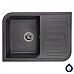 Мойка кухонная гранитная Minola MPG 1145-70 Графит
