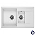 Мойка кухонная гранитная Minola MPG 5360-77 Арктик
