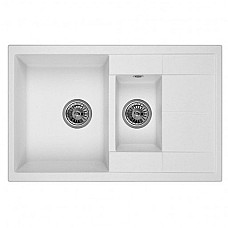 Мойка кухонная гранитная Minola MPG 5360-77 Арктик