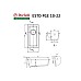 Мойка кухонная гранитная Perfelli ESTO PGE 10-22 BLACK