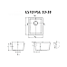 Мойка кухонная гранитная Perfelli ESTO PGE 10-38 LIGHT BEIGE