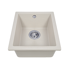 Мойка кухонная гранитная Perfelli ESTO PGE 10-38 LIGHT BEIGE