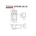 Мойка кухонная гранитная Perfelli ESTO PGE 101-22 GREY METALLIC