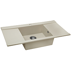 Мойка кухонная гранитная Perfelli ETERNO PGE 125-96 LIGHT BEIGE