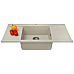 Мойка кухонная гранитная Perfelli ETERNO PGE 125-96 LIGHT BEIGE