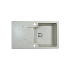 Мойка кухонная гранитная Perfelli FELICINETTO PGF 114-78 LIGHT BEIGE Мойка кухонная гранитная Perfelli FELICINETTO PGF 114-78 LIGHT BEIGE