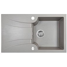 Мойка кухонная гранитная Perfelli FELICINETTO PGF 1141-78 GREY METALLIC