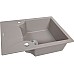 Мойка кухонная гранитная Perfelli FELICITA PGF 1341-60 GREY METALLIC