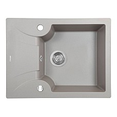 Мойка кухонная гранитная Perfelli FELICITA PGF 1341-60 GREY METALLIC