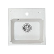 Мойка кухонная гранитная Perfelli GRASSO SGG 104-40 WHITE