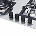 Поверхность газовая на металле Perfelli HGM 6440 INOX SLIM LINE