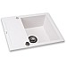 Мойка кухонная гранитная Perfelli LINEA PGL 134-60 WHITE