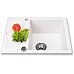 Мойка кухонная гранитная Perfelli LINEA PGL 134-60 WHITE