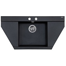 Мойка кухонная гранитная Perfelli MAJESTIC TGM 125-96 BLACK