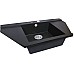 Мойка кухонная гранитная Perfelli MAJESTIC TGM 125-96 BLACK