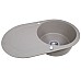 Мойка кухонная гранитная Perfelli ORVIETTO OGO 1114-78 GREY METALLIC