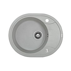 Мойка кухонная гранитная Perfelli PRIMO OGP 1351-58 GREY METALLIC