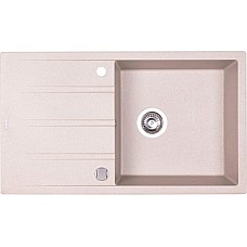Мойка кухонная гранитная Perfelli RIVIERA PGR 114-86 LIGHT BEIGE
