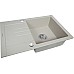 Мойка кухонная гранитная Perfelli TINO PGT 134-66 LIGHT BEIGE