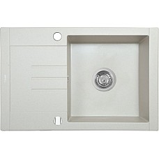 Мойка кухонная гранитная Perfelli TINO PGT 134-66 LIGHT BEIGE