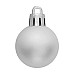 Елочные шарики House of Seasons серые, комплект 24 шт