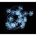 Гирлянда Luca Lighting (Голландия) "Снежинка" желтый, 2.2 м