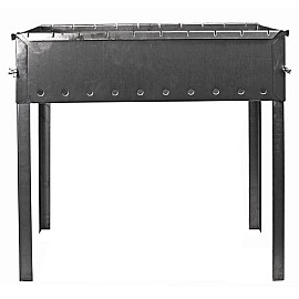 Мангал портативный Силумин (Украина), на 10 шампуров 