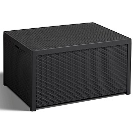 Стіл-скринька мистецтв. ротанг Allibert (Голландія) Arica сірий