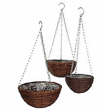 Набор горшков для цветов лоза Mica Decorations (Голландия) коричневый