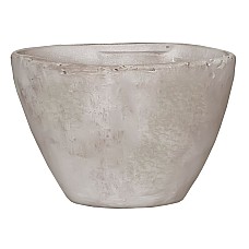 Горшок для цветов глина Mica Decorations (Голландия) белый